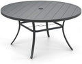 VICLLAX 53" Outdoor Round Patio Table by HOME