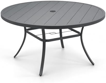 VICLLAX 53" Outdoor Round Patio Table by HOME