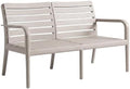 48" Outdoor Loveseat, 2-Seat Outdoor Couch, Patio Sofa by YeTrini