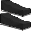 Patio Chaise Lounge Cover Waterproof 2 Pack by ARCEDO