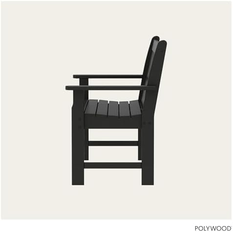 POLYWOOD GNB48BL Vineyard 48" Bench - Image 6