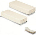 Customized Patio Chaise Lounge Chair Cover 2 Pack by Hiticover
