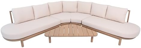 Merax Outdoor 5 Piece Half- Moon Sofa - Image 3