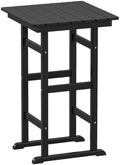 nalone 40" Outdoor Bar Table, HDPE Bar Height Square Patio Table by NALONE