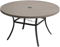 VICLLAX 63" Outdoor Round Patio Table by HOME