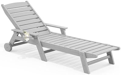 SERWALL HDPE Outdoor Chaise Lounge by SERWALL