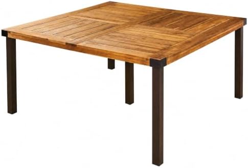 Christopher Knight Home Anna Acacia Wood Outdoor Dining Table Set - Image 5