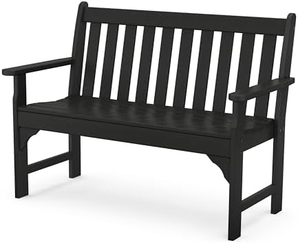 POLYWOOD GNB48BL Vineyard 48" Bench by Unknown