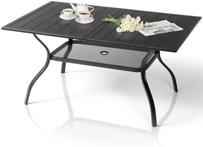 Outdoor Patio Table for 6 Person by Outvita