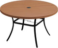 VICLLAX 50" Outdoor Round Patio Dining Table by HOME