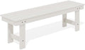 SERWALL 2-Person Backless Outdoor Bench 56 Inches by SERWALL