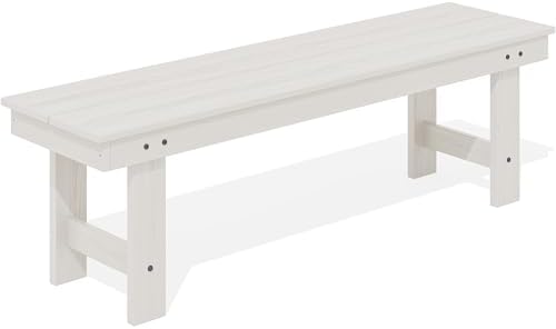 SERWALL 2-Person Backless Outdoor Bench 56 Inches by SERWALL