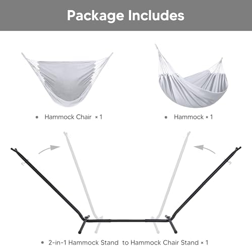2-in-1 Convertible Extra Large Hammocks - Image 3