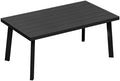 Patio Coffee Table, Never-Rust Aluminum Outdoor Coffee Table by SeeHill