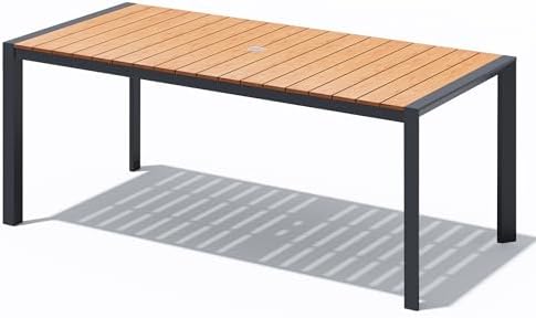 Outdoor Dining Table for 6 by CrestliveProducts