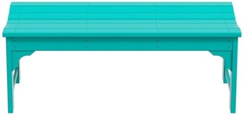 Outdoor Benches Weatherproof, All Weather Resistant Park Bench Poly Lumber - Image 4