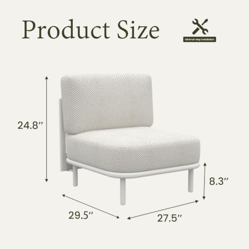 2 Pieces Patio Furniture Set - Image 7