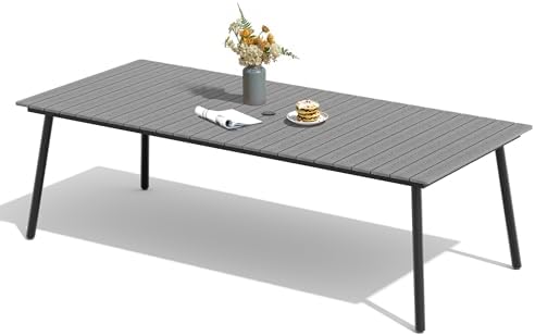 95" Patio Outdoor Dining Table for 10 Person by VredHom