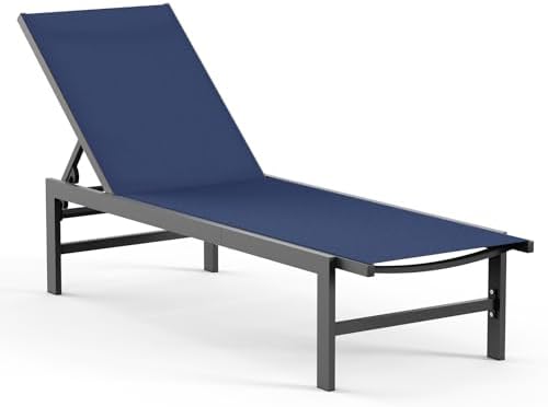 Vexwalx Lounge Chair Outdoor, Aluminum Pool Lounge Chairs by Vexwalx