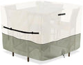 Square Patio Furniture Cover for 5-Piece Bar Height Patio Dining Set Covers by Osileyo