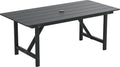 UDPATIO HDPE Outdoor Dining Table Patio Furniture Heavy Duty by UDPATIO