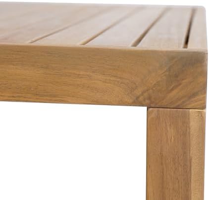 Christopher Knight Home Gree Acacia Wood Outdoor Bar Table, Wooden Patio Bar - Image 6