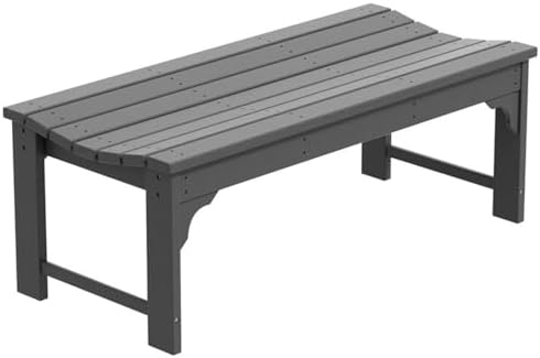 Outdoor Benches Weatherproof, All Weather Resistant Park Bench Poly Lumber by Costaelm