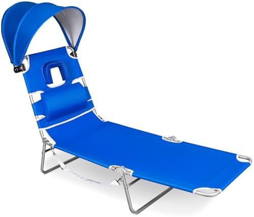 Folding Tanning Beach Chair by Romswi