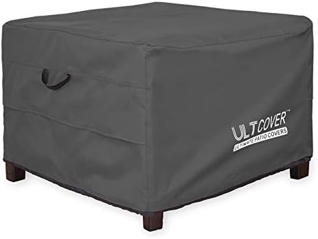ULTCOVER Waterproof Patio Ottoman Cover 24L x 24W x 18H in by ULTCOVER