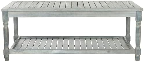 SAFAVIEH Outdoor Oakley Wood Coffee Table by Unknown