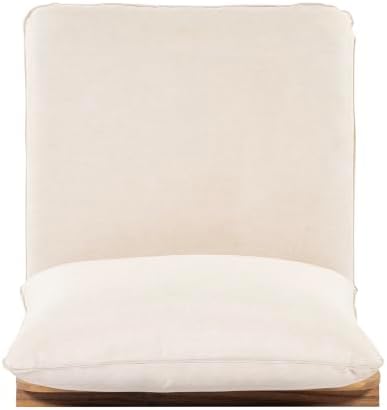 Outdoor Acacia Wood Armless Sofa - Image 6