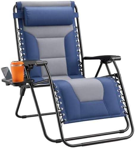 NEWBULIG Padded Zero Gravity Lounge Chair, Oversized Recliner Chair by NEWBULIG