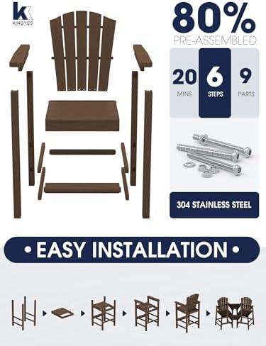 Tall Adirondack Chair Set of 4 - Image 5