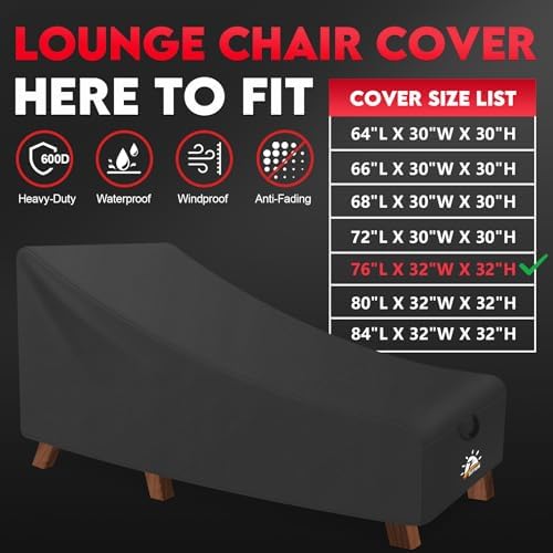 Outdoor Lounge Chair Cover - Image 3
