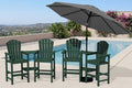 Tall Adirondack Chair Set of 4 by KINGYES