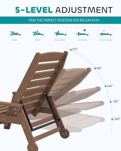 SERWALL HDPE Outdoor Chaise Lounge - Image 3