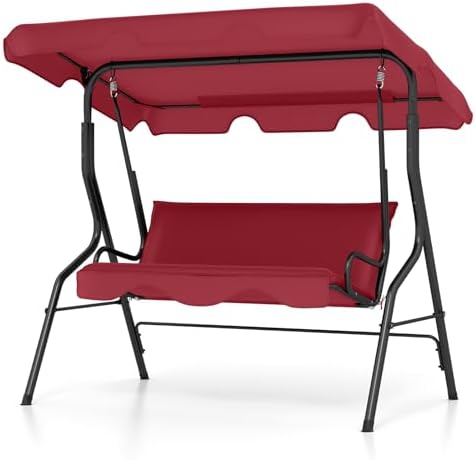 Tangkula 3 Person Porch Swing by TANGKULA