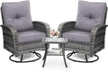 Luxury Outdoor Swivel Wicker Glider Patio Chairs by wildformers