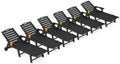 Ciokea Lounge Chair Outdoor Set of 6, Oversized Chaise Lounge Chair by CIOKEA