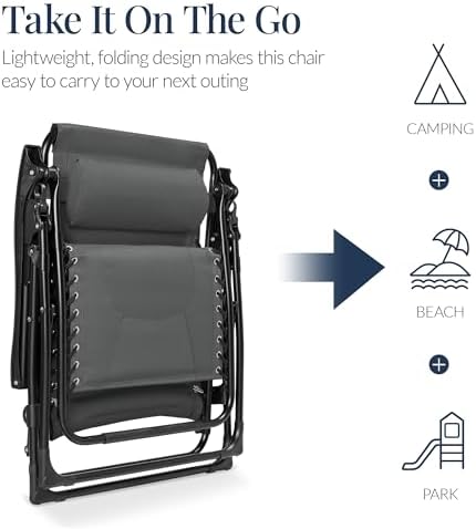 Best Choice Products Oversized Padded Zero Gravity Chair Recliner - Image 5