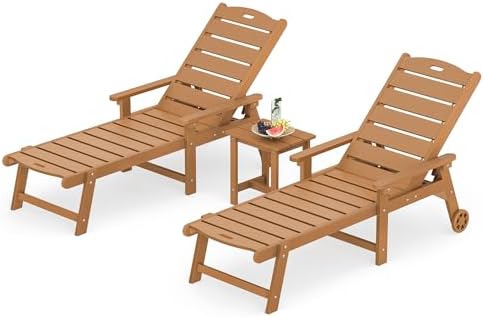 LUE BONA Chaise Lounge Chairs Set by LUEBONA