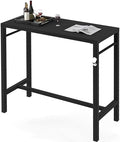 Murago Outdoor Bar Table, Bar Height Outdoor Pub Table, 39 inch Long by Murago