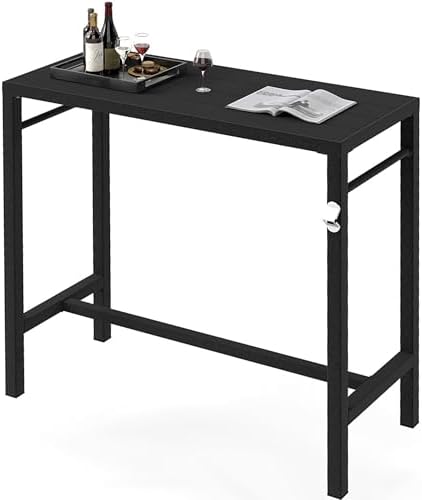 Murago Outdoor Bar Table, Bar Height Outdoor Pub Table, 39 inch Long by Murago