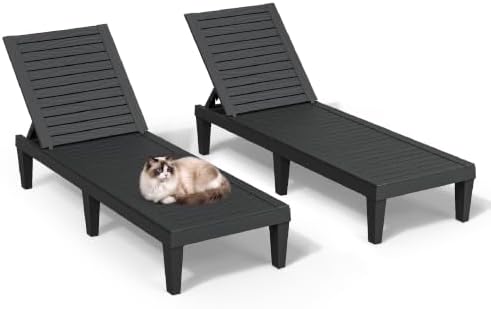 Outdoor Chaise Lounge Chairs Set - Image 3