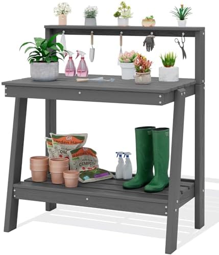 SERWALL 3-Tier Outdoor Potting Bench by SERWALL