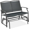 Best Choice Products 2-Person Outdoor Patio Swing Glider Steel Bench Loveseat by BestChoiceProducts