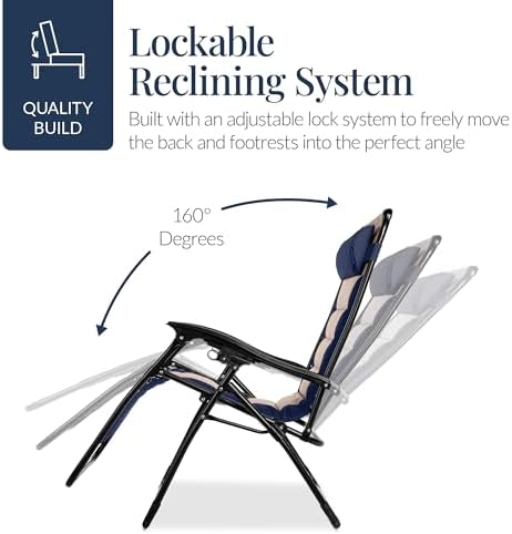 Best Choice Products Oversized Padded Zero Gravity Chair Recliner - Image 4