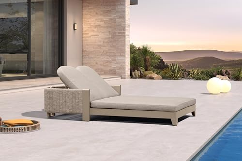 PURPLE LEAF Outdoor Couple Chaise Lounge - Image 2