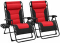JEAREY Zero Gravity Chairs Set of 2, Oversized Recliners by JEAREYOutdoorsCollection