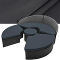 84" Outdoor Round Daybed Cover Replacement -5 Set- Wate Repellent & Fade by SOWINOS